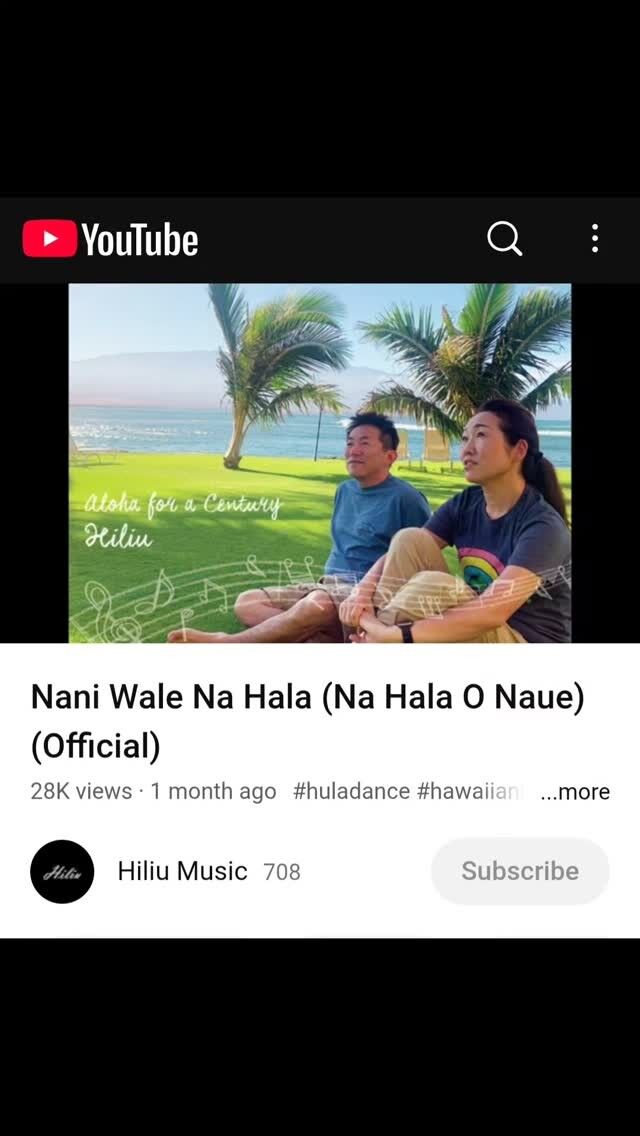 30K views📺 Mahalo for your support🤙 Please send a request to your radio station🌈🙏🙏 #hiliu #naniwalenahala #onauenahala #HawaiianMusic #hiliu 28,000再生ありがとう😊